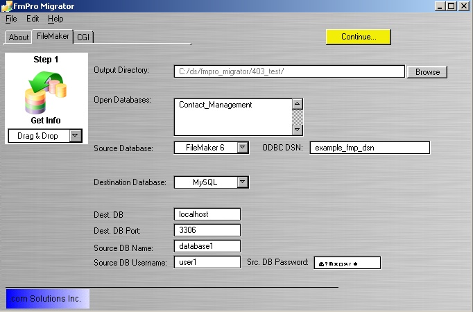 FmPro Migrator FileMaker Folder tab - Windows - 29K